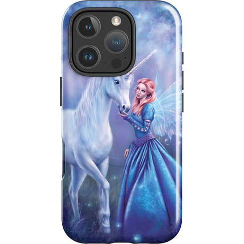 Rhiannon Fairy and Unicorn by Rachel Anderson iPhone 16 Pro Magsafe Impact Case